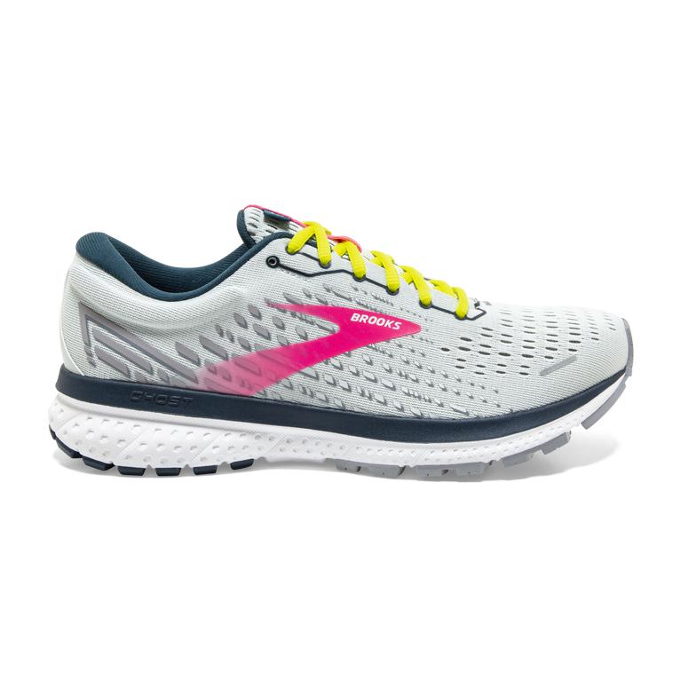Brooks Ghost 13 Women's Road Running Shoes - Ice Flow/Pink/Pond/Turquoise (10627-KHZX)